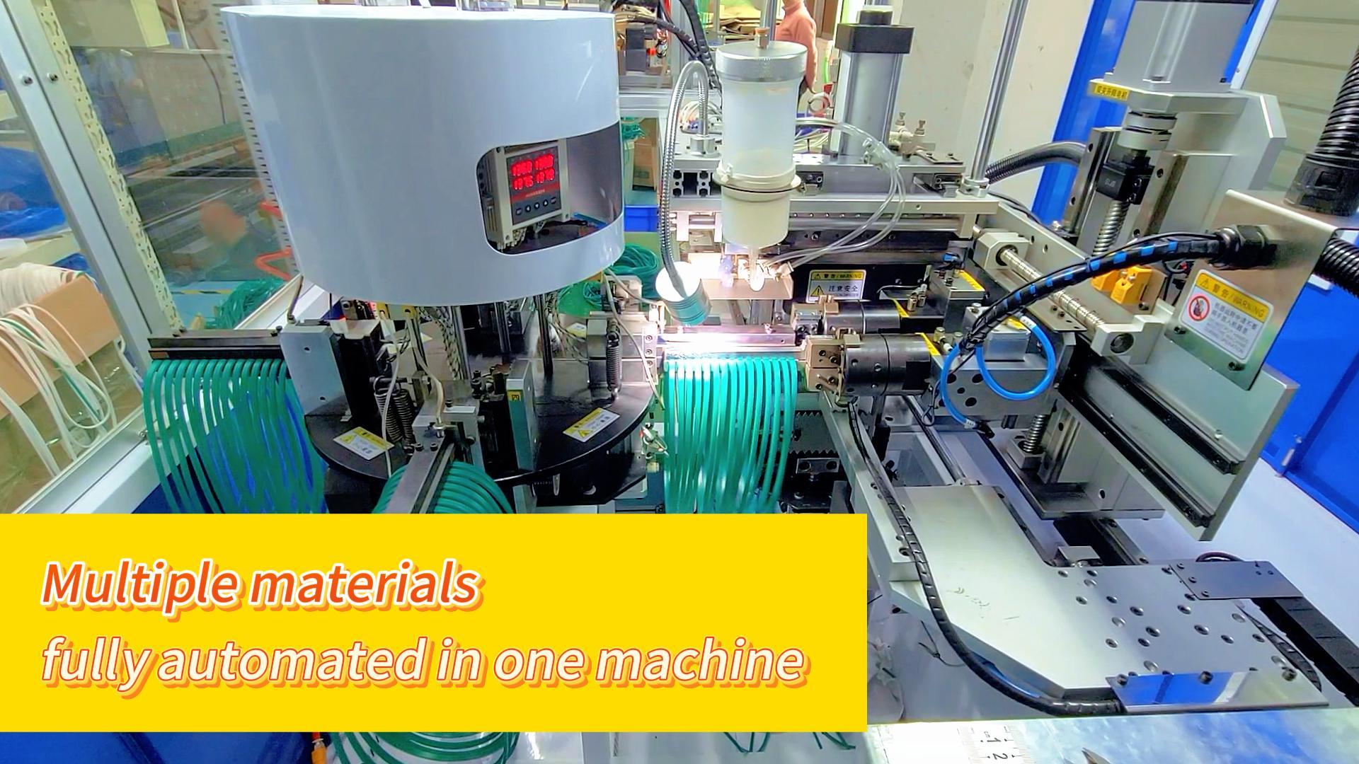 Multiple materials, fully automatic processing with one machine, Zoomlea sealing ring bonding machine, capable of producing over 4000 sealing rings per hour