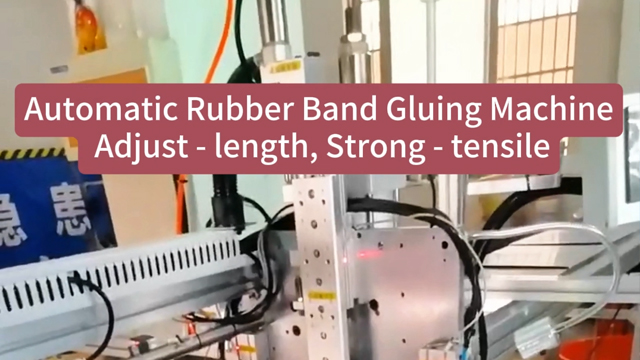 Automatic Rubber Band Gluing MachineAdjust-length, Strong-tensile