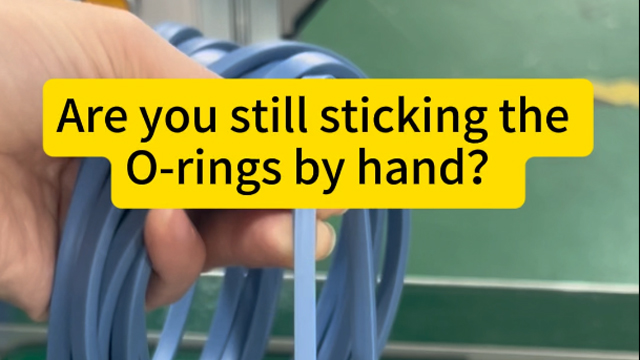 Are you still sticking the O-rings by hand?