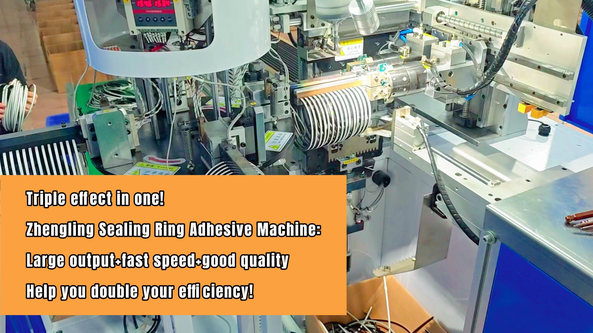 Triple effect in one! zoomlea Silicone seal ring bonding machine: Large output, fast speed, good quality, with a daily production capacity exceeding 86000 pieces