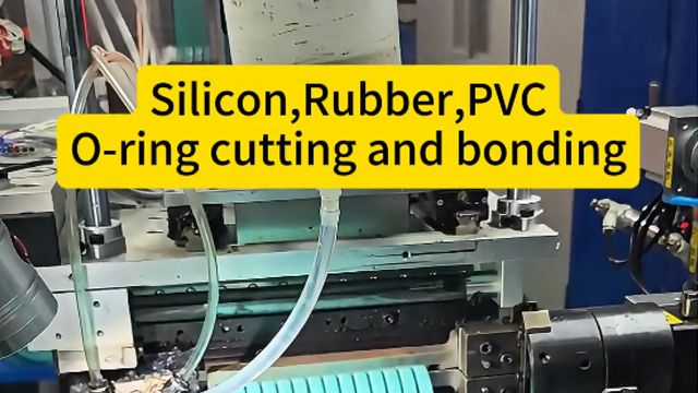 Sealing ring bonding machine, used for cutting and bonding silicone rubber and PVCO rings