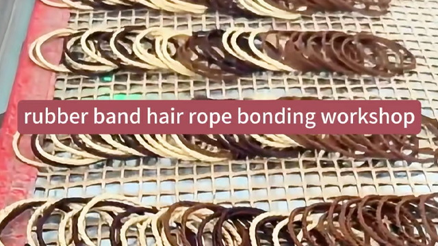 rubber band hair rope bonding workshop