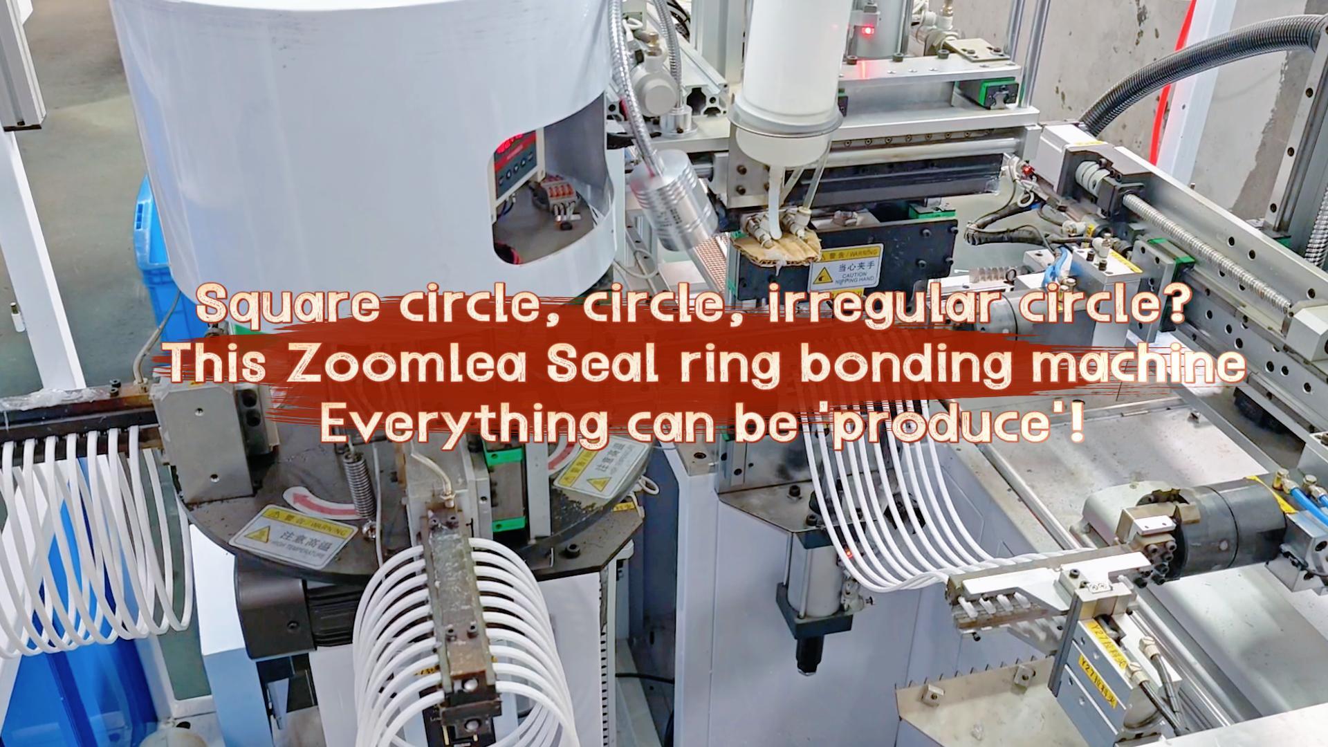 Square circle, circle, irregular circle?This Zoomlea Seal ring bonding machine,Everything can be ‘produce’!