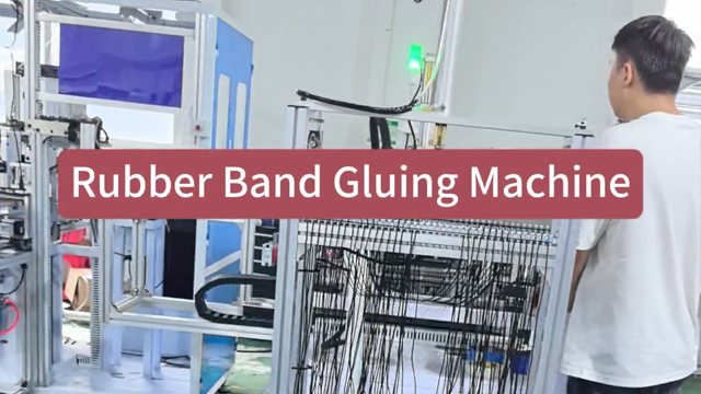 Rubber Band Gluing Machine
