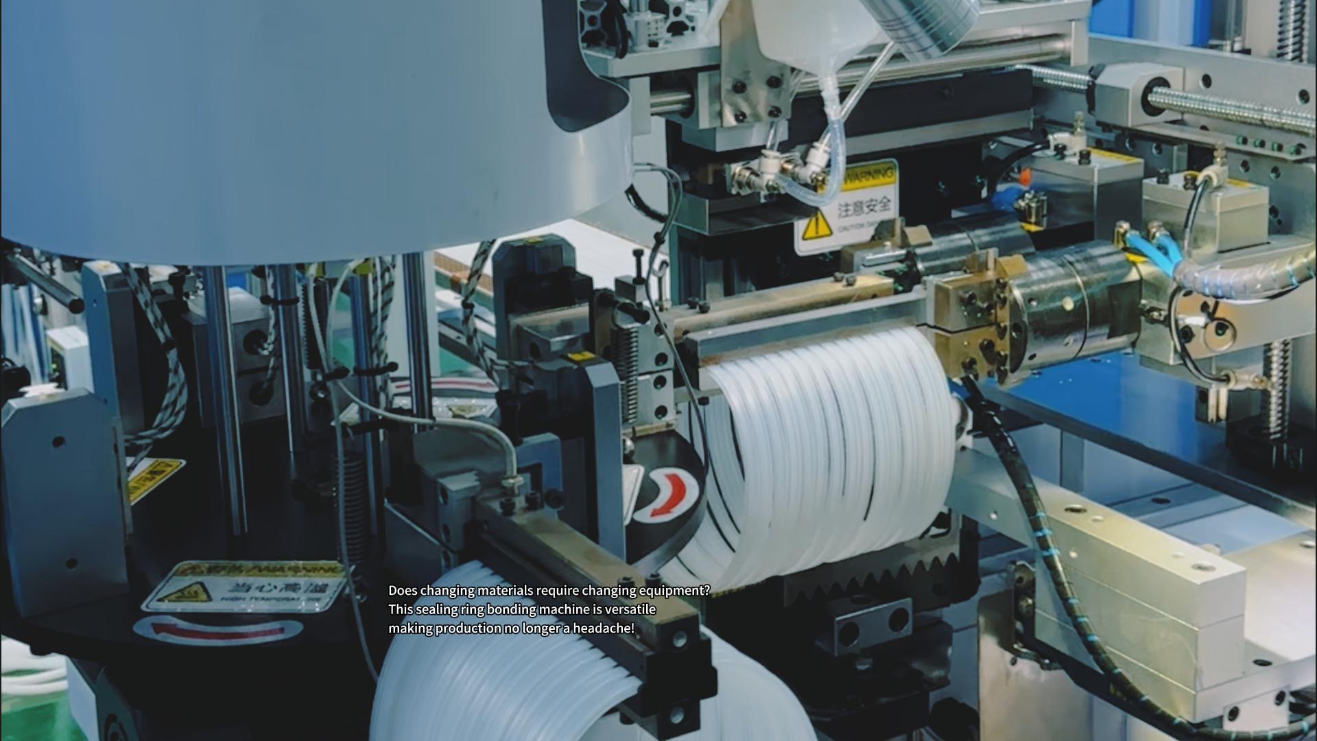 Does changing materials require changing equipment? This Seal ring bonding machine is versatile, making production no longer a headache!