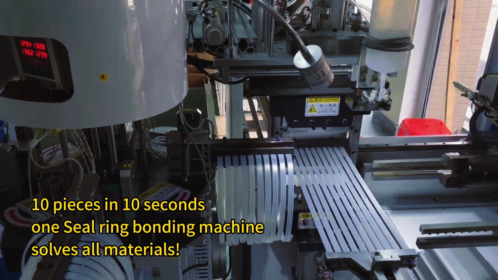 10 pieces in 10 seconds, one Seal ring bonding machine solves all materials!
