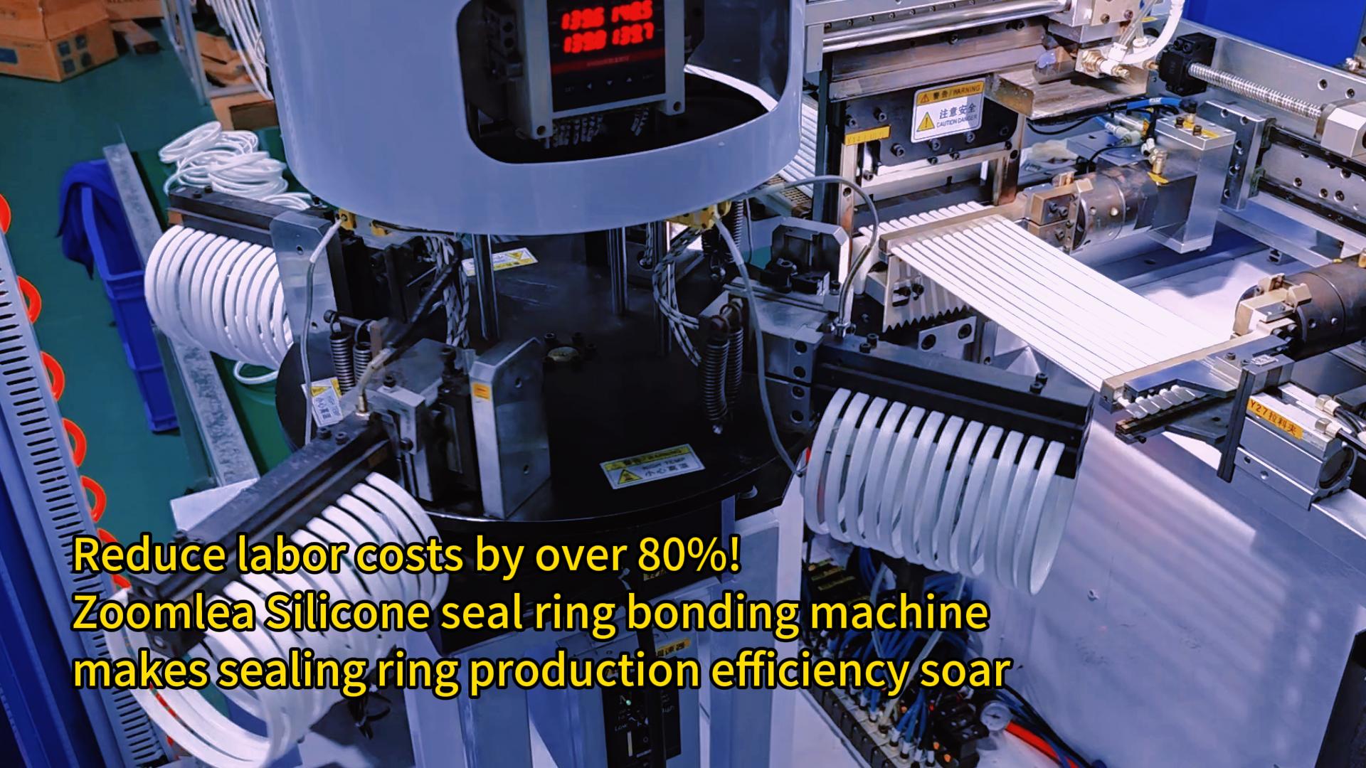 Reduce labor costs by over 80%! Zoomlea Silicone seal ring bonding machine makes sealing ring production efficiency soar