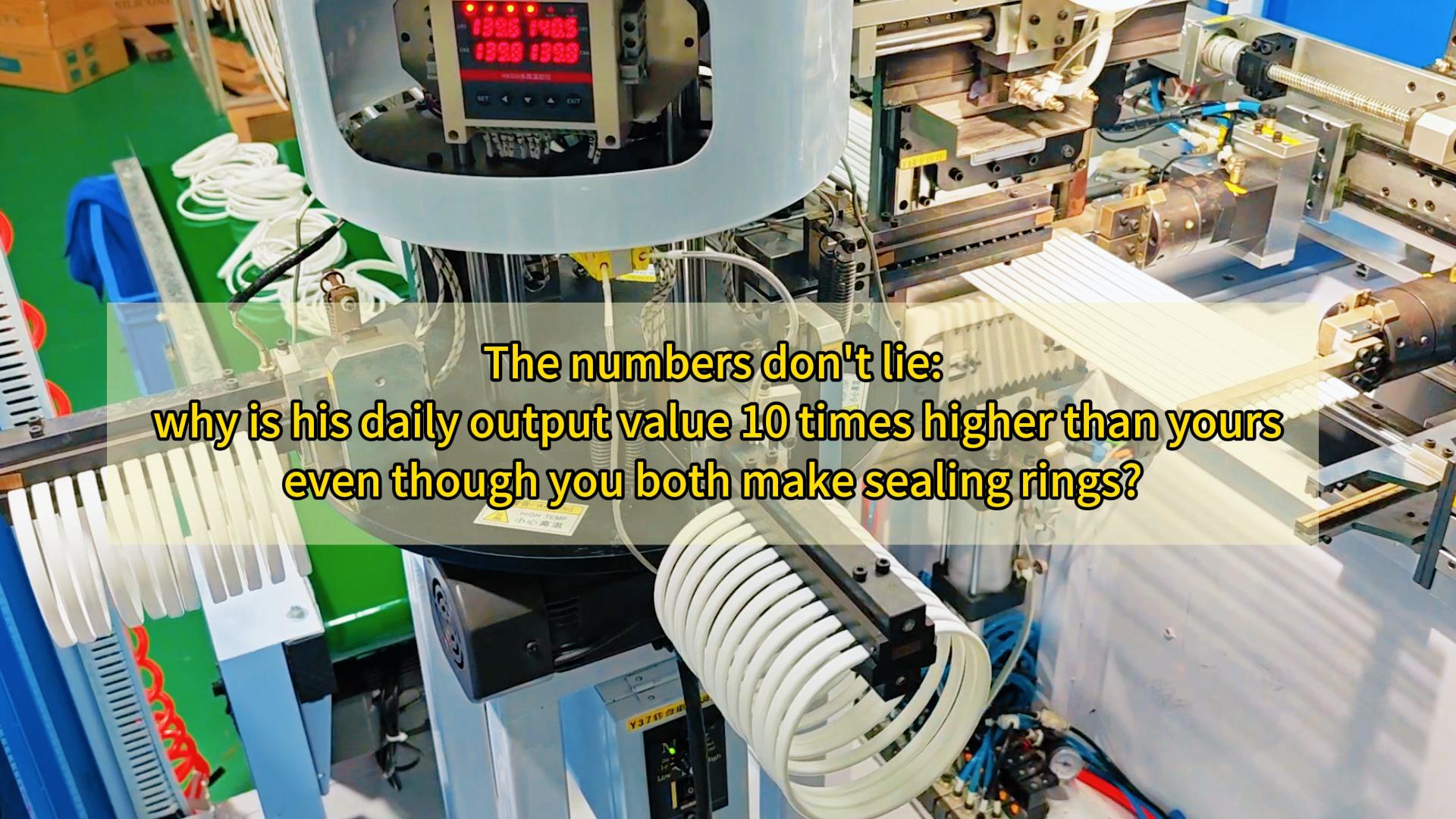 Seal ring bonding machine: numbers don’t lie. Why is its daily output value 10 times higher than yours?